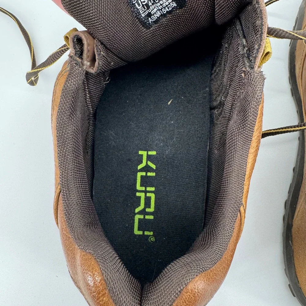 Kuru Chicane Hiking Shoes Mens 11 Brown Leather Nubuck Trail Sneakers 100613E